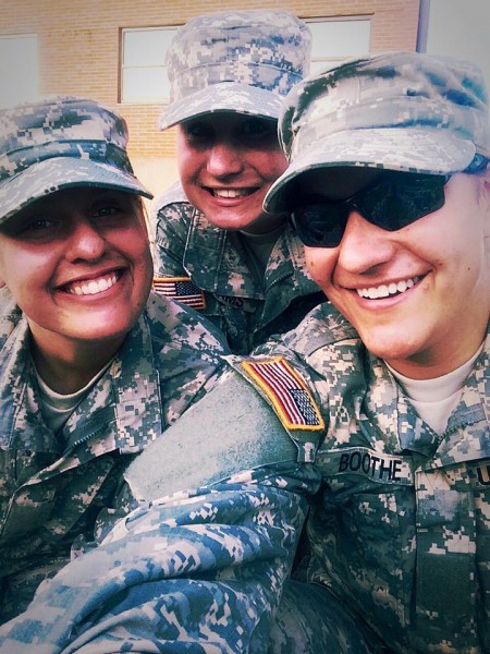 Irina Boothe Military Selfie